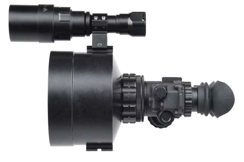 Close-up of AGM FoxBat-8's professional multicoated optics delivering crystal-clear images for precision viewing