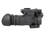 AGM NVG-40 equipped with an integral infrared illuminator, allowing for map reading and close-range visibility in complete darkness