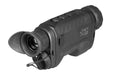 AGM ReachIR Thermal Monocular emphasizing its built-in 64GB storage for capturing videos, audio recordings, and images