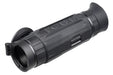 Front view of the AGM Sidewinder Thermal Monocular showcasing its sleek, rubber-armored design for durability and ergonomic handling