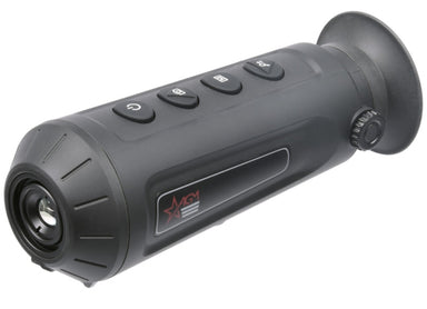 Front view of the AGM Taipan TM10-256 thermal monocular, featuring a compact and reliable design for outdoor enthusiasts