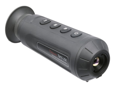 Hunter using the AGM Taipan TM15-256 thermal monocular for wildlife detection and game tracking in low-light conditions