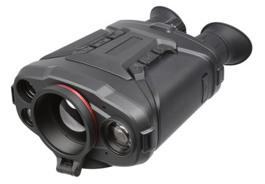 Front view of the AGM Voyage TB50-384 Fusion Thermal & Digital Day/Night Vision binocular, showcasing its ergonomic and robust design