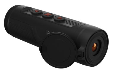 ATN BlazeSeeker monocular with five color modes, including White Hot, Black Hot, Iron Red, Alarm, Sepia, and Green Hot