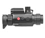 AGM Neith LRF DS32-4MP mounted on a rifle scope, demonstrating its quick clip-on functionality for day-to-night transitions