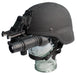 Helmet-mounted configuration of the ATN NVM14 Night Vision System for tactical operations