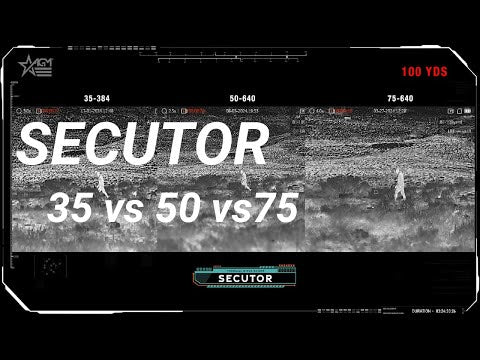 Compare the AGM Secutor LRF 35, 50, and 75 models in this video review, showcasing differences in detection range, field of view, and optical clarity to help you choose the right thermal scope for your needs
