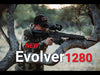 AGM Evolver LRF 1280 thermal rifle scope video showcasing ultra-high 1280x1024 resolution, integrated laser rangefinder, and advanced thermal targeting for extreme long-range detection in day and night environments