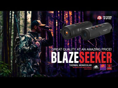 Get a close look at the ATN Blaze Seeker Thermal Monocular in this video, highlighting its high-sensitivity thermal sensor, crisp image quality, and lightweight handheld design for fast target detection in any environment
