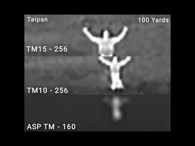 AGM Taipan TM10-256 thermal monocular providing clear thermal imaging for nighttime outdoor activities, from hiking to campsite safety