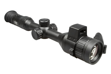 AGM Spectrum-IR digital scope mounted on a rifle using standard 30mm rings, ideal for professional hunters